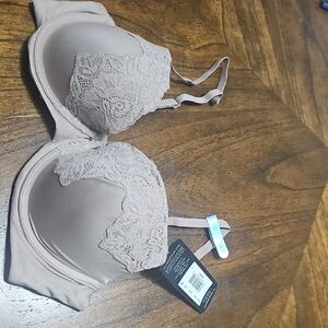 Maidenform Lace Accent Bra in Brown